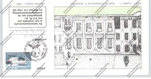 BALLONPOST / BALLONKOERIER 1992, GENT - LEDEBERG - VELZEKE