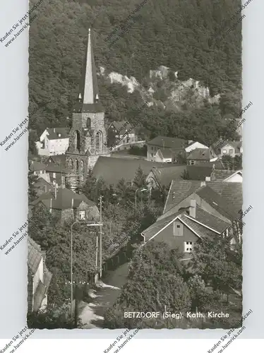 5240 BETZDORF, Katholische Kirche und Umgebung, 1963