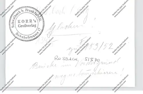 5227 WINDECK - ROSBACH, Archiv-Beleg Korr Verlag