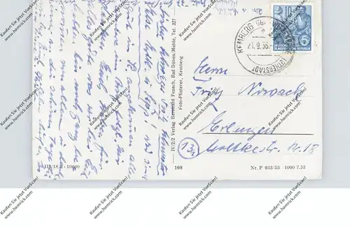 0-4604 KEMBERG, Ortsansicht 1953, Eckknick