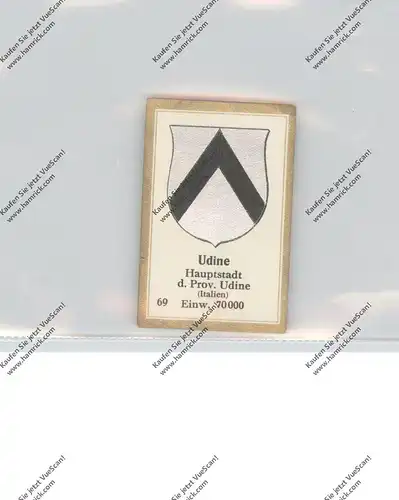 I 33100 UDINE, Stadtwappen, Abdullah Sammelbild