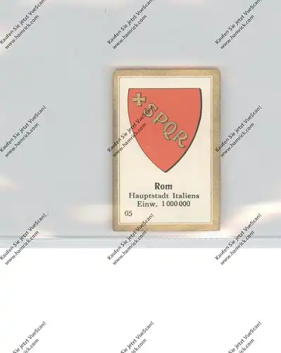 I 00100 ROMA, Stadtwappen, Abdullah Sammelbild