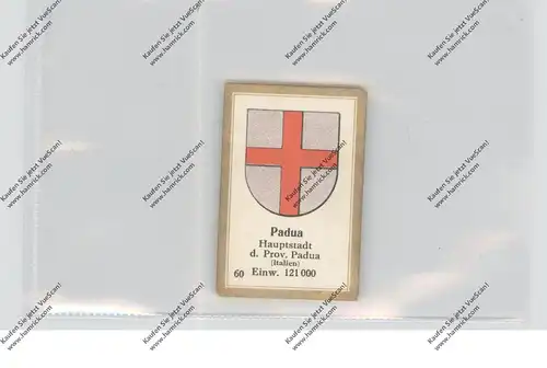 I 35100 PADOVA / PADUA, Stadtwappen, Abdullah Sammelbild