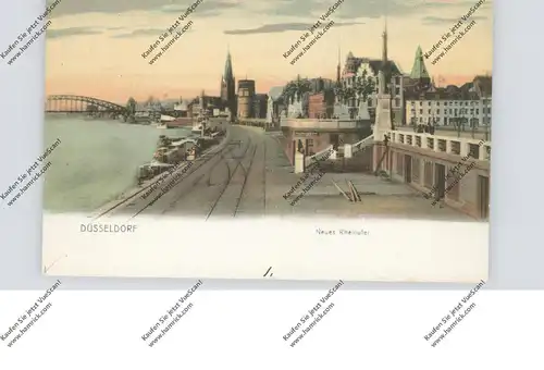 4000 DÜSSELDORF, Neues Rheinufer, 1905