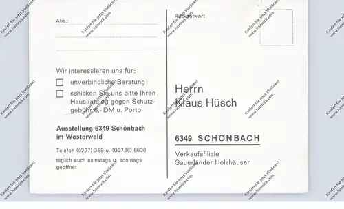 6348 HERBORN - SCHÖNBACH, Verkaufsfiliale Sauerländer Holzhäuser, Klaus Hüsch