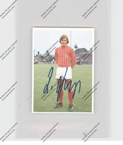 FUSSBALL - FORTUNA DÜSSELDORF, REINER GEYE, Autogramm