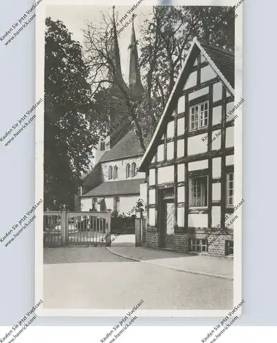 0-7970 DOBERLUG - KIRCHHAIN, Stadtkirche, Landpoststempel "Melzow über Prenzlau", 1955