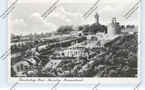 0-1800 BRANDENBURG, Marienberg, Bismarckwarte, 1944