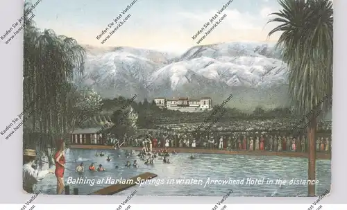 USA - OHIO - HARLAM SPRINGS, Bathing in winter