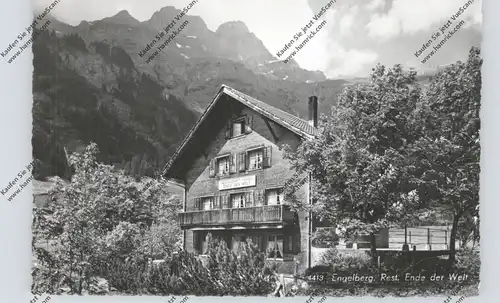 CH 6390 ENGELBERG OW, Restaurant Horbis "Ende der Welt"