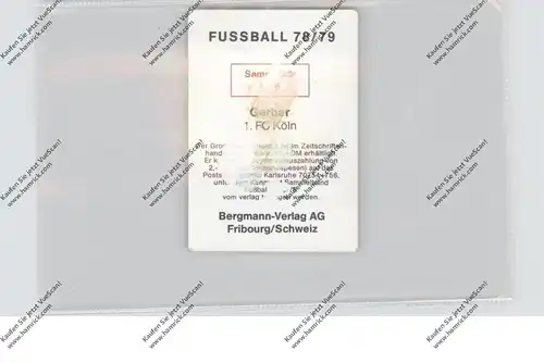 FUSSBALL - 1.FC KÖLN - DIETER PRESTIN, Autogramm