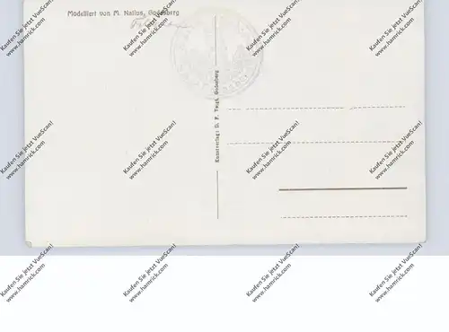 5300 BONN - BAD GODESBERG, Die Godesburg vor der Zerstörung, modelliert von M. Natius