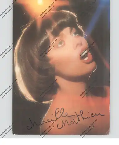 MUSIK - MIREILLE MATHIEU - Autogramm