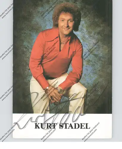 TV-UNTERHALTUNG - KURT STADEL - Autogramm