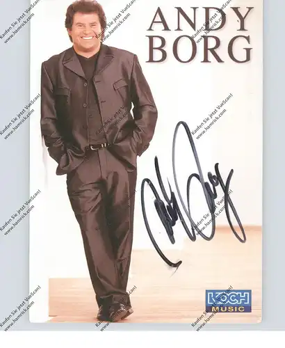 TV-UNTERHALTUNG - ANDY BORG - Autogramm