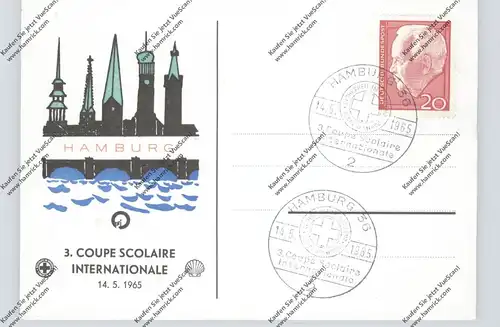 SCHULE - 3. Coupe Scolaire Internationale, 1965 Hamburg, Verkehrssicherheit, SHELL Sponsor