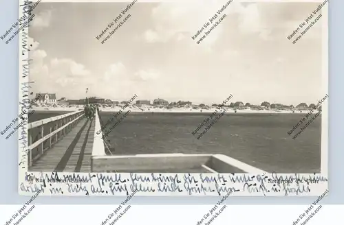 2252 ST. PETER - ORDING, Blick vom Landungssteg, 1937