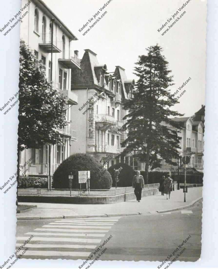 6350 BAD NAUHEIM, Strassenpartie, Hotel Bristol Nr ...