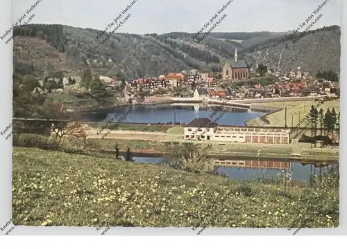 5600 WUPPERTAL - BEYENBURG, Gesamtansicht mit Stausee, 1961