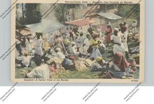 HAITI - PORT-AU-PRINCE, Market / Marche, Ed. Teich