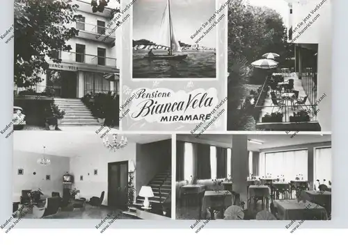 I 47931 MIRAMARE DI RIMINI, Pensione Bianca Vela, 1963