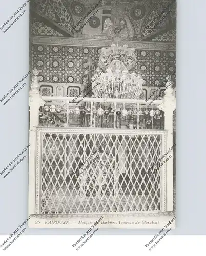 TUNESIE - KAIROUAN, Mosquee des Barbiers, Tombeau du Marabout, Louis Levy