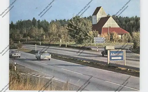 8901 ADELSRIED, Autobahn Kirche Maria Schutz der Reisenden