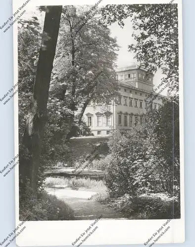 0-4414 WÖRLITZ, Der Park zu Wörlitz, Blick auf das Schloß, Deutscher Kunst Verlag