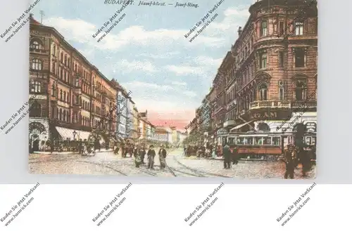 H 1011 BUDAPEST, Jozsef-körut / Josef-Rimg, Tram