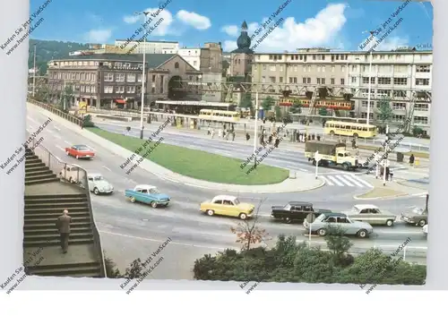 5600 WUPPERTAL, Bahnhof, Döppersberg, FORD, OPEL, VW, Mercedes