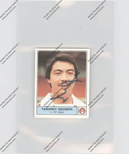 FUSSBALL - 1.FC KÖLN - YASUHIKO OKUDERA, Autogramm