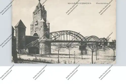6200 WIESBADEN, Rheinbrücke Wiesbaden - Mainz