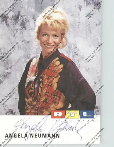 TV-UNTERHALTUNG - FRANK - ANGELA NEUMANN, Autogramm, Gute Zeiten - Schlechte Zeiten RTL
