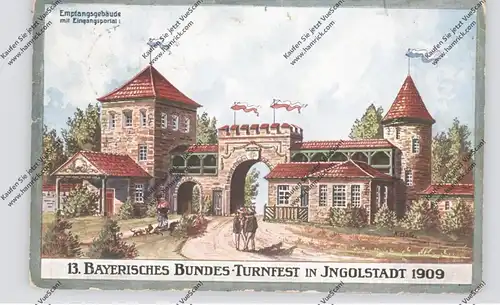 8070 INGOLSTADT, 13. Bayerisches Bundes-Tunfest 1909