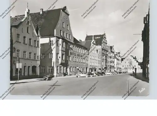 8070 INGOLSTADT, Theresienstrasse, kl. Druckstelle rückseitig, Oldtimer, Motorrad, VW-Käfer
