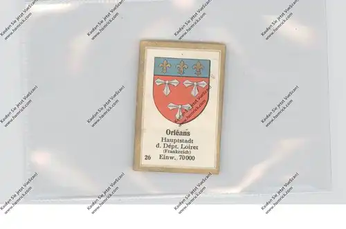 F 45000 ORLEANS, Stadtwappen, Abdulla Sammelbild