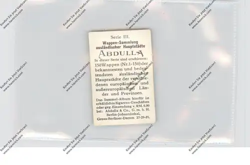 F 45000 ORLEANS, Stadtwappen, Abdulla Sammelbild