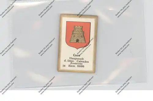 F 14000 CAEN, Stadtwappen, Abdulla Sammelbild