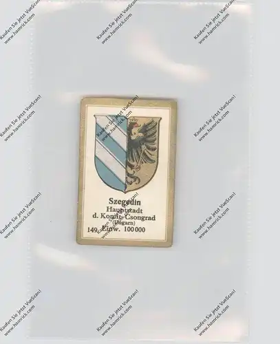 H 6700 SZEGED / SZEGEDIN, Stadtwappen, Abdulla Sammelbild