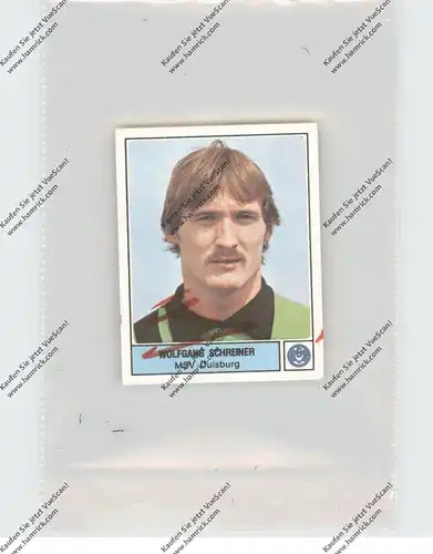 FUSSBALL - MSV DUISBURG - WOLFGANG SCHREINER, Autogramm