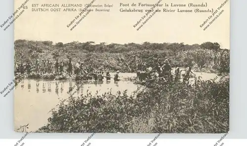 DEUTSCH OST AFRIKA, Ruanda, Belgische Besetzung 1918, Ganzsache