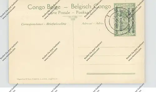 DEUTSCH OST AFRIKA, Ruanda, Belgische Besetzung 1918, Ganzsache