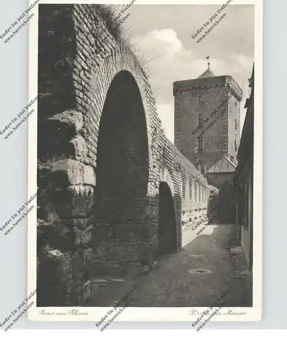 4047 DORMAGEN - ZONS, Hinter der Mauer