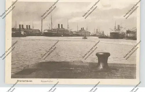 2850 BREMERHAVEN, Kaiserhafen, rücks. kl. Klebereste