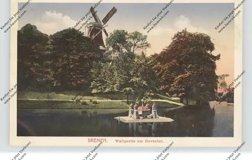 2800 BREMEN, Wallpartie am Doventor, 1917