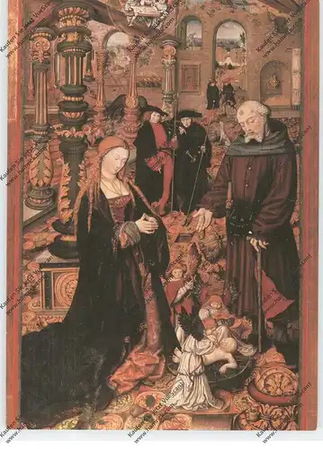 4770 SOEST, ev. Kirche St. Maria zur Wiese, Altarausschnitt Aldegrever, Deutscher Kunst Verlag