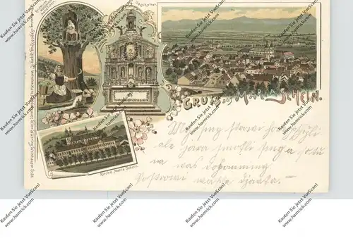 BÖHMEN & MÄHREN - MARIASCHEIN / BOHOSUDOV, Lithographie, Erscheinungsort, Kirche, Hochaltar, Gesamtansicht