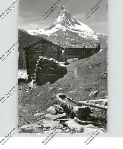 CH 3920 ZERMATT  - FINDELN VS, Blick zum Matterhorn