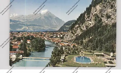 CH 3800 INTERLAKEN BE, Strandbad mit Niesen