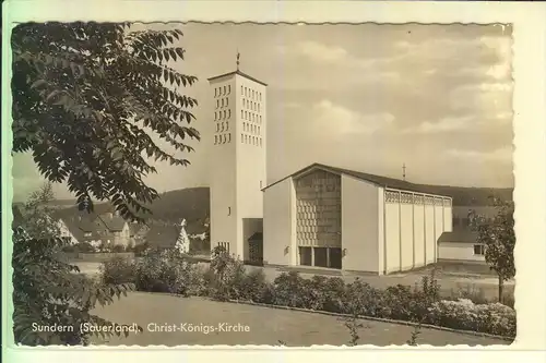 5768 SUNDERN, Christ-Königs-Kirche, 1962